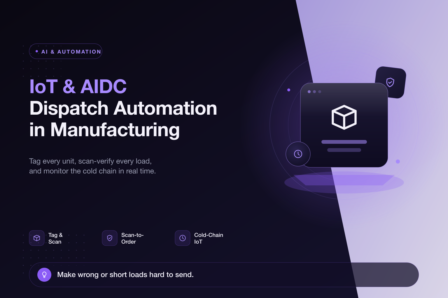 How IoT and AIDC Automate Dispatch in Manufacturing (The Approach)